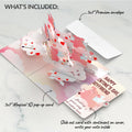 Hogs and Kisses Valentine Music and Light Pop-Up Card and Sentiment Set for Boyfriend