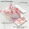 Hogs and Kisses Valentine Music and Light Pop-Up Card and Sentiment Set for Husband