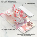 Hogs and Kisses Birthday Music and Light Pop-Up Card and Sentiment Set for Mom