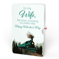Classic Train Valentine Pop-Up Card and Sentiment Set for Wife