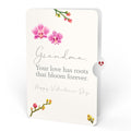 Watercolor Orchid Valentine Pop-Up Card and Sentiment Set for Grandmother