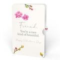 Watercolor Orchid Valentine Pop-Up Card and Sentiment Set for Friend