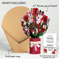 I Woof You Dog Valentine Bouquet and Sentiment Set for Friend