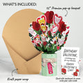 You Make My Heart Purr Cat Birthday Bouquet and Sentiment Set