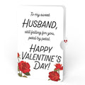 Red Sakura Tree Valentine Pop-Up Card and Sentiment Set for Husband