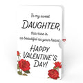 Red Sakura Tree Valentine Pop-Up Card and Roses Sentiment Set for Daughter