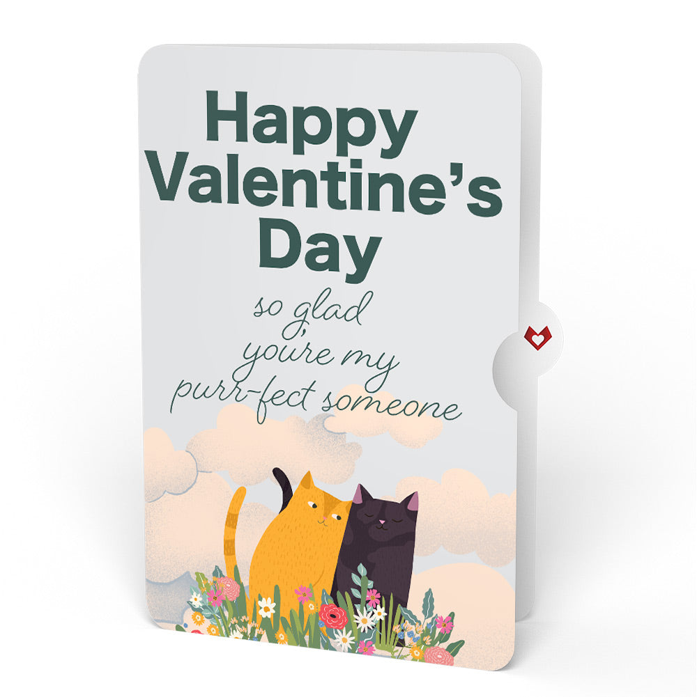 I Love Mew Cats Valentine Pop-Up Card and Sentiment Set