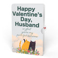 I Love Mew Cats Valentine Pop-Up Card and Sentiment Set for Husband