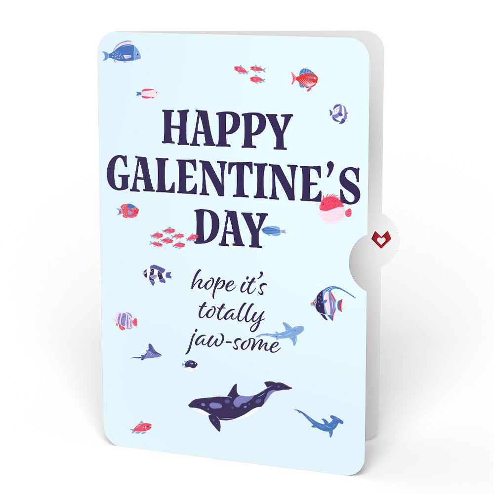 I Chews You Shark Galentine's Day Pop-Up Card and Sentiment Set