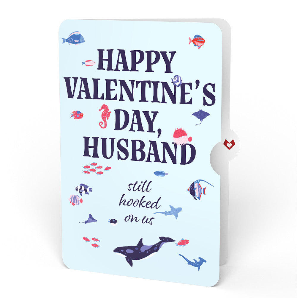 I Chews You Shark Valentine Pop-Up Card and Sentiment Set for Husband