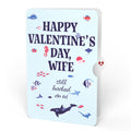 I Chews You Shark Valentine Pop-Up Card and Sentiment Set for Wife