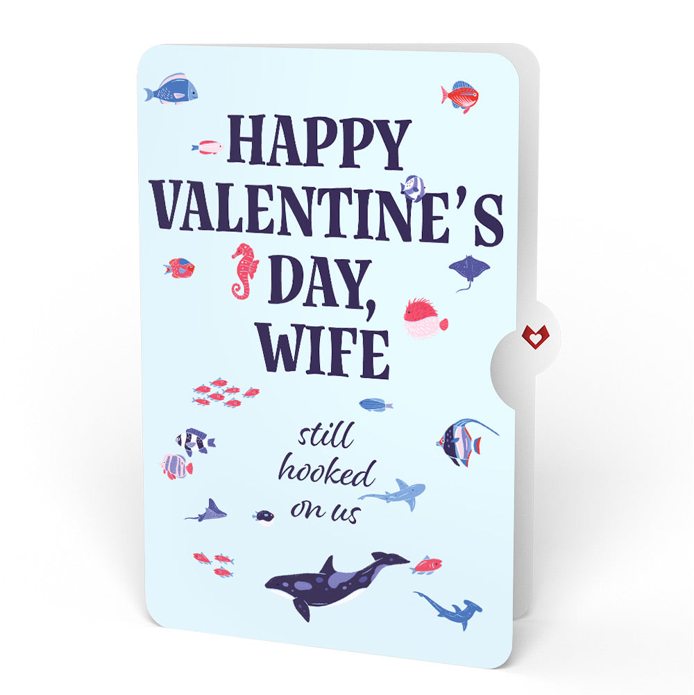 I Chews You Shark Valentine Pop-Up Card and Sentiment Set for Wife