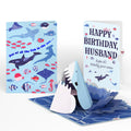 I Chews You Shark Birthday Pop-Up Card and Sentiment Set for Husband