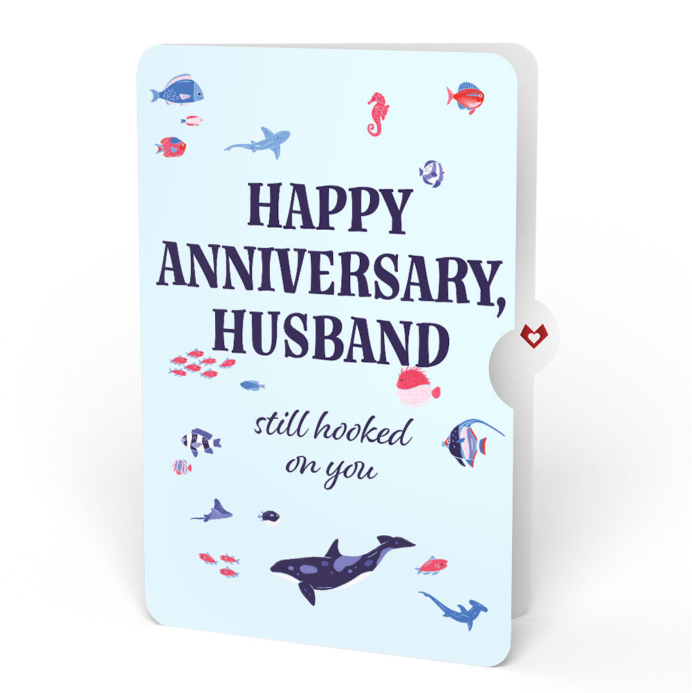 I Chews You Shark Anniversary Pop-Up Card and Sentiment Set for Husband