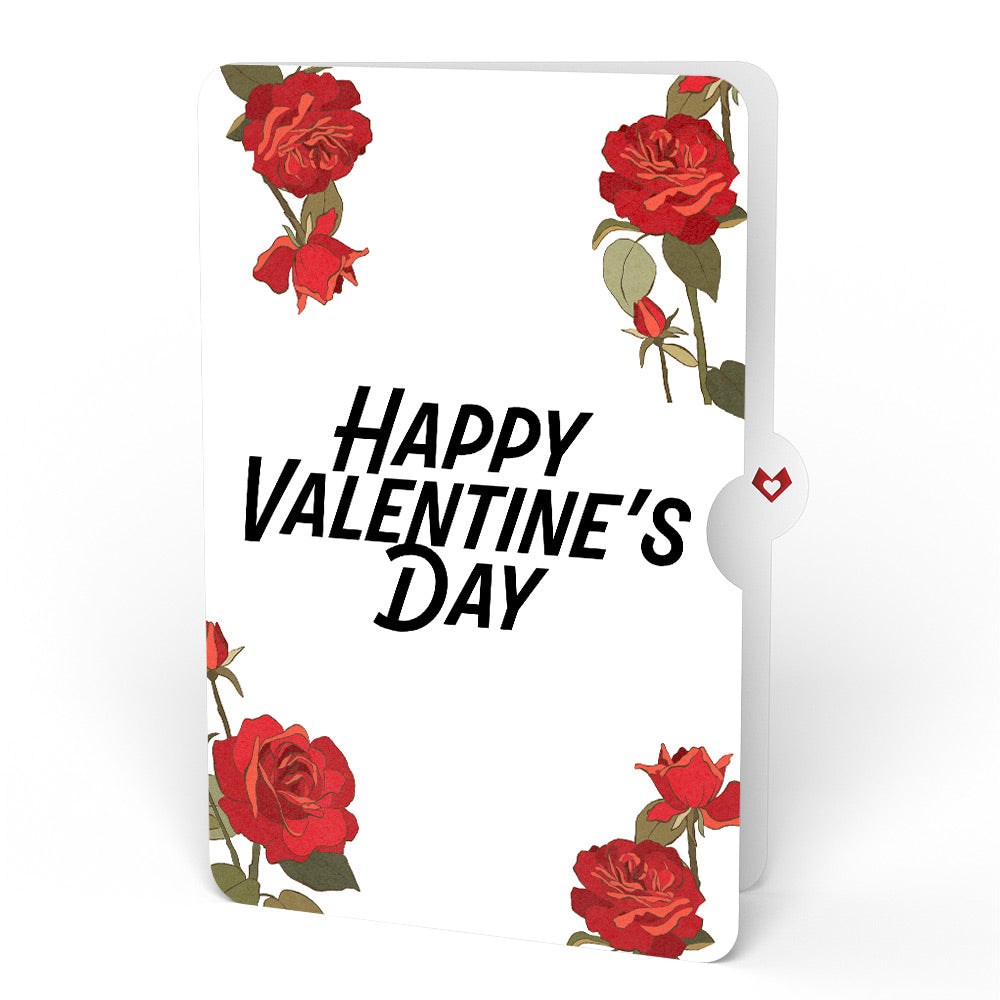 Radiant Rose Valentine Suncatcher Bouquet and Sentiment Set