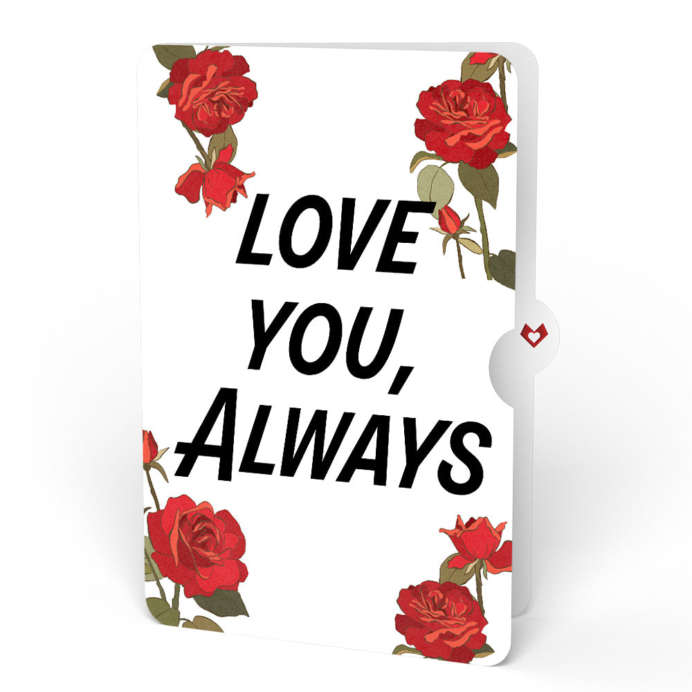 Radiant Rose Love Suncatcher Bouquet and Sentiment Set