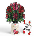 Radiant Rose Love Suncatcher Bouquet and Sentiment Set