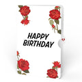 Radiant Rose Birthday Suncatcher Bouquet and Rose Blooms Sentiment Set