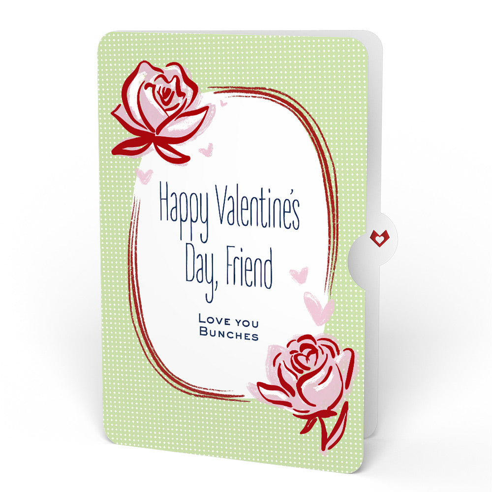 Hibiscus Valentine Bouquet and Sentiment Set for Friend