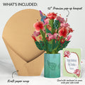 Hibiscus Valentine Bouquet and Sentiment Set for Grandmother