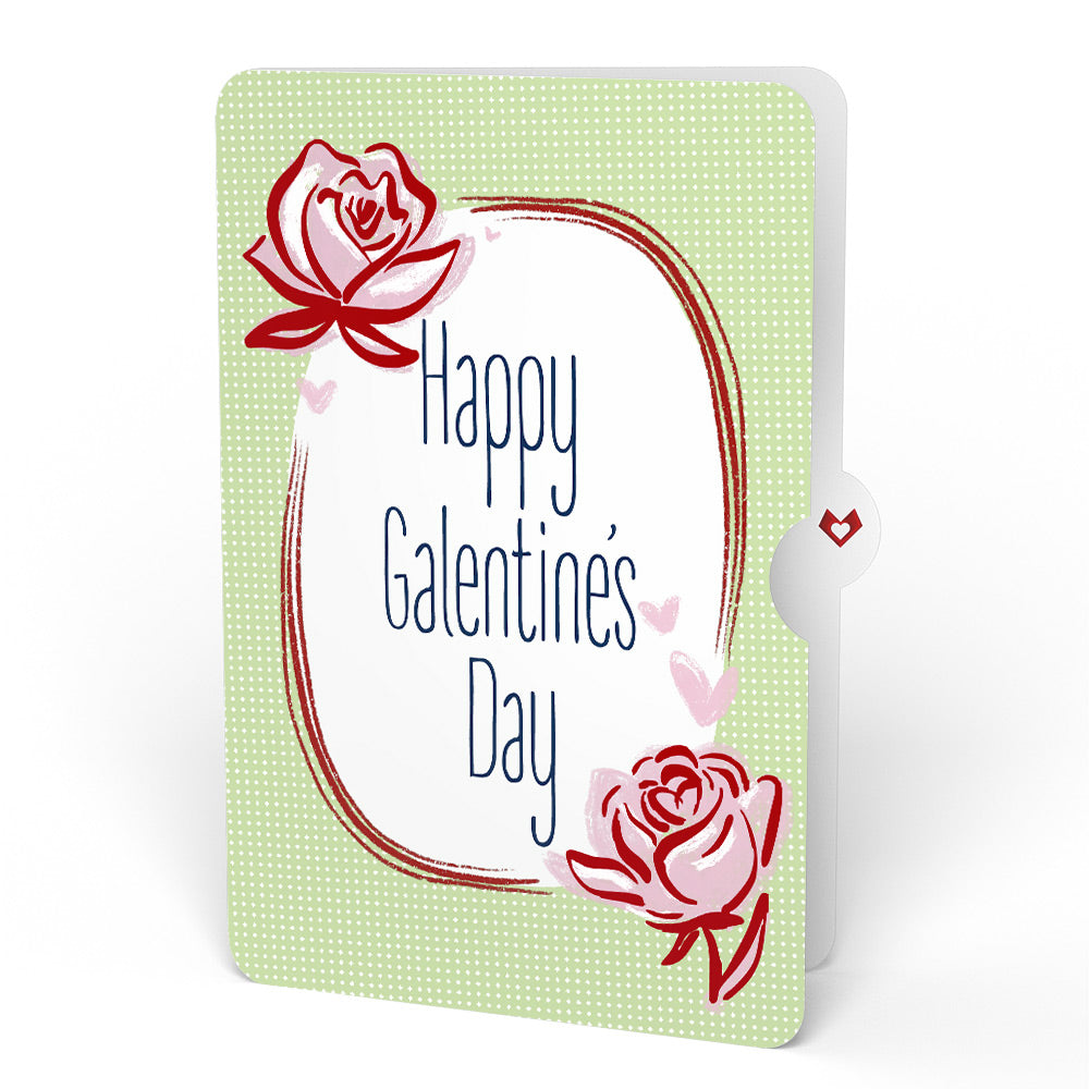 Cherry Blossom Galentine's Day Bouquet and Sentiment Set for Friend
