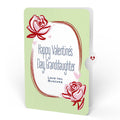 Peony Valentine Bouquet and Sentiment Set for Granddaughter