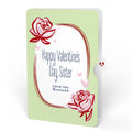 Peony Valentine Bouquet and Sentiment Set for Sister