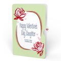 Cheerful Tulips Valentine Bouquet and Sentiment Set for Daughter