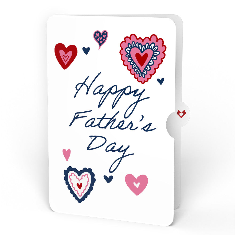 Whimsical Hearts Father's Day Light-Up Bouquet and Sentiment Set