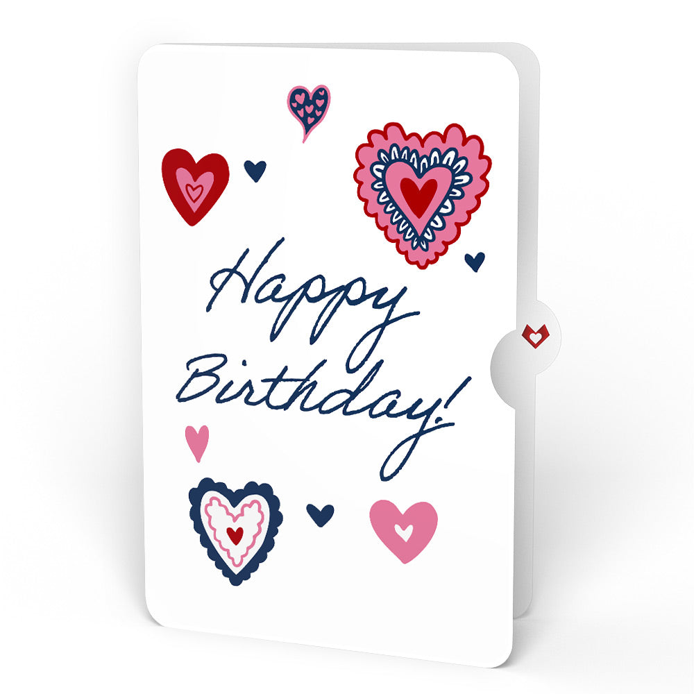 Whimsical Hearts Birthday Light-Up Bouquet and Sentiment Set