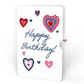 Whimsical Hearts Birthday Light-Up Bouquet and Sentiment Set