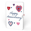 Whimsical Hearts Anniversary Light-Up Bouquet and Sentiment Set
