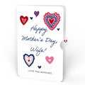 Whimsical Hearts Mother's Day Light-Up Bouquet and Sentiment Set for Wife