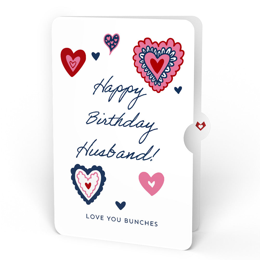 Whimsical Hearts Birthday Light-Up Bouquet and Sentiment Set for Husband