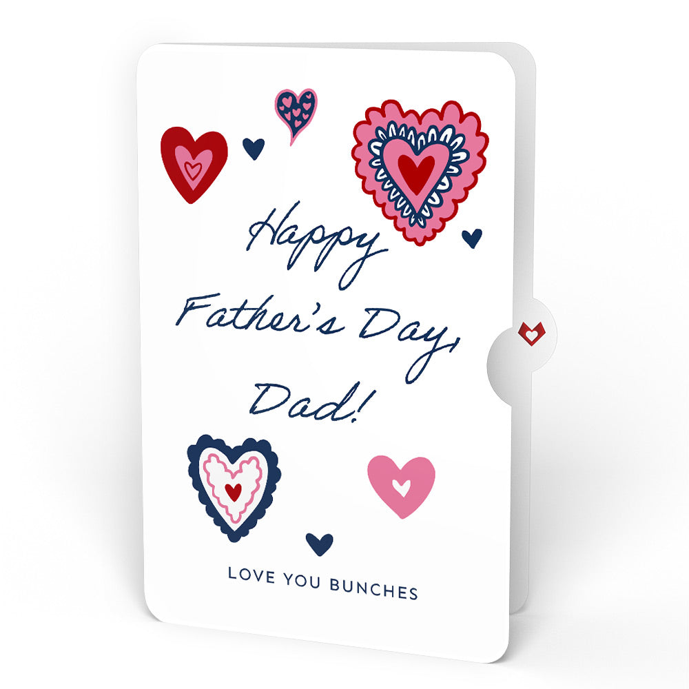 Whimsical Hearts Father's Day Light-Up Bouquet and Sentiment Set for Dad