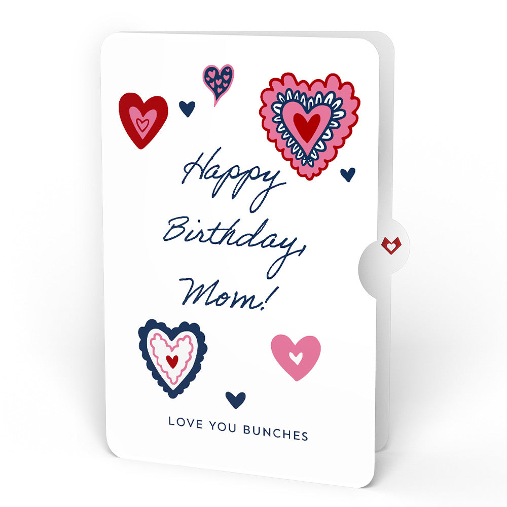 Whimsical Hearts Birthday Light-Up Bouquet and Sentiment Set for Mom