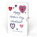 Whimsical Hearts Father's Day Light-Up Bouquet and Sentiment Set for Husband