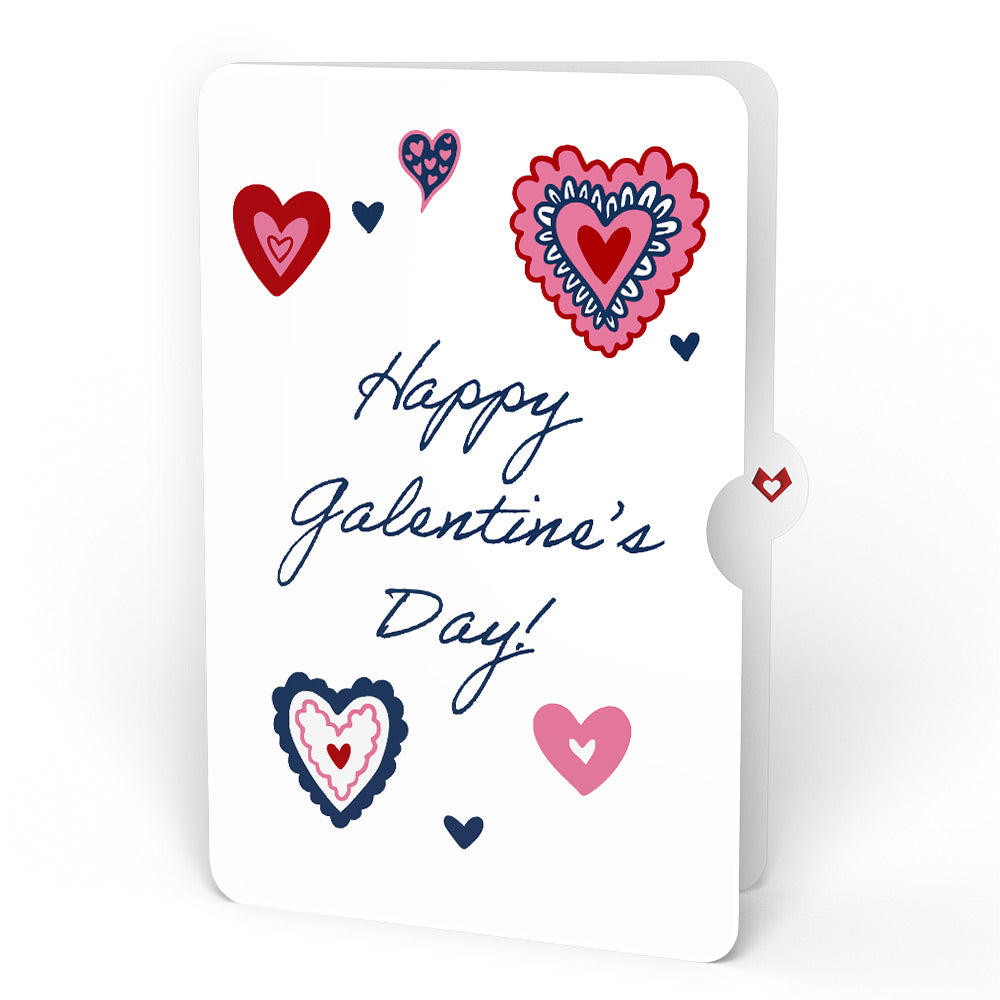 Whimsical Hearts Galentine's Day Light-Up Bouquet and Sentiment Set