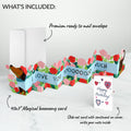 Love You So Much Dog Birthday Loooooong Card™ (Expands to 2 feet) and Sentiment Set