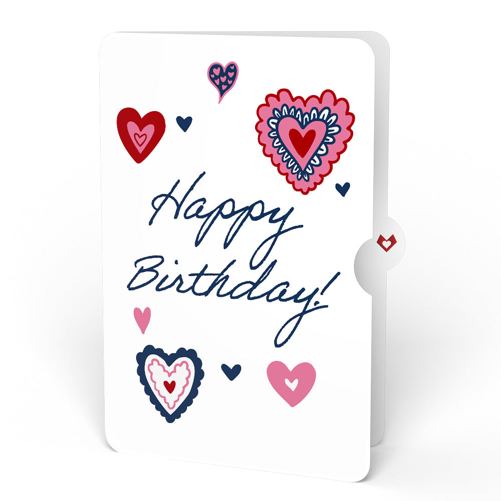 Sweet Strawberry Birthday HeartFelt Charm Card™ and Sentiment Set