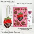 Sweet Strawberry Valentine HeartFelt Charm Card™ and Sentiment Set for Kiddo