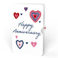 Sweet Strawberry Anniversary HeartFelt Charm Card™ and Sentiment Set