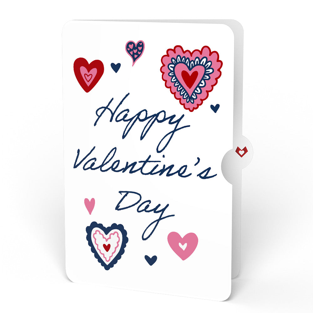 Everlasting Rose Valentine HeartFelt Charm Card™ and Sentiment Set