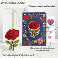 Everlasting Rose Birthday HeartFelt Charm Card™ and Sentiment Set