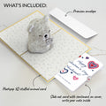 'Love You Most' Mama Bear Valentine Plushpop Card and Sentiment Set for Husband