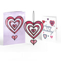 Spinning Heart Birthday Suncatcher Card and Sentiment Set