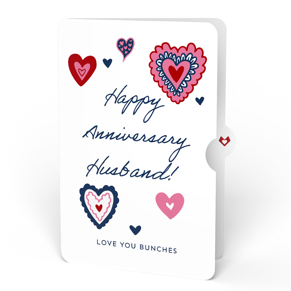 Spinning Heart Anniversary Suncatcher Card and Sentiment Set for Husband