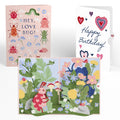 Hey, Love Bug! Pop-Up Card and Heart Motif Birthday Sentiment Set