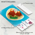 I Lava You Light-Up Pop-Up Card and Heart Motif Valentine Sentiment Set