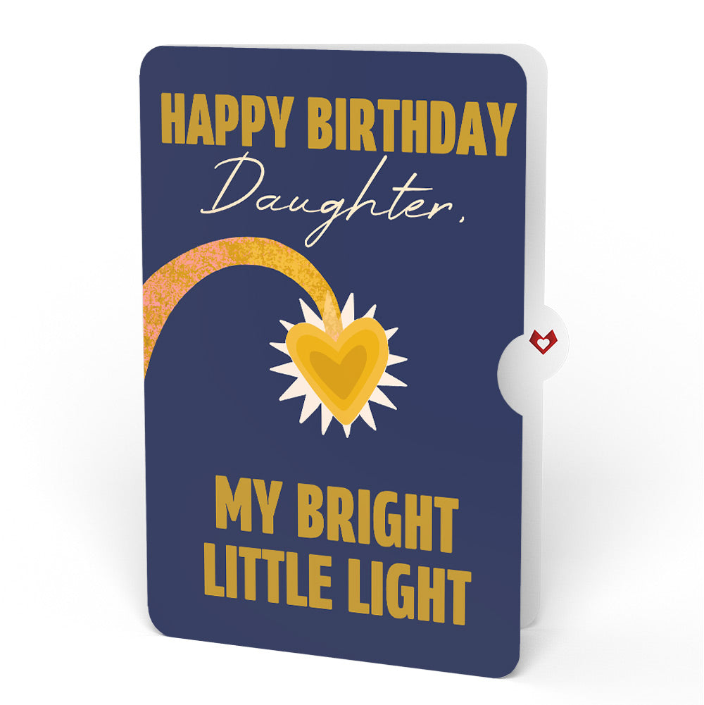 You Are My Sunshine Anglerfish Birthday Pop-Up Card and Sentiment Set for Daughter